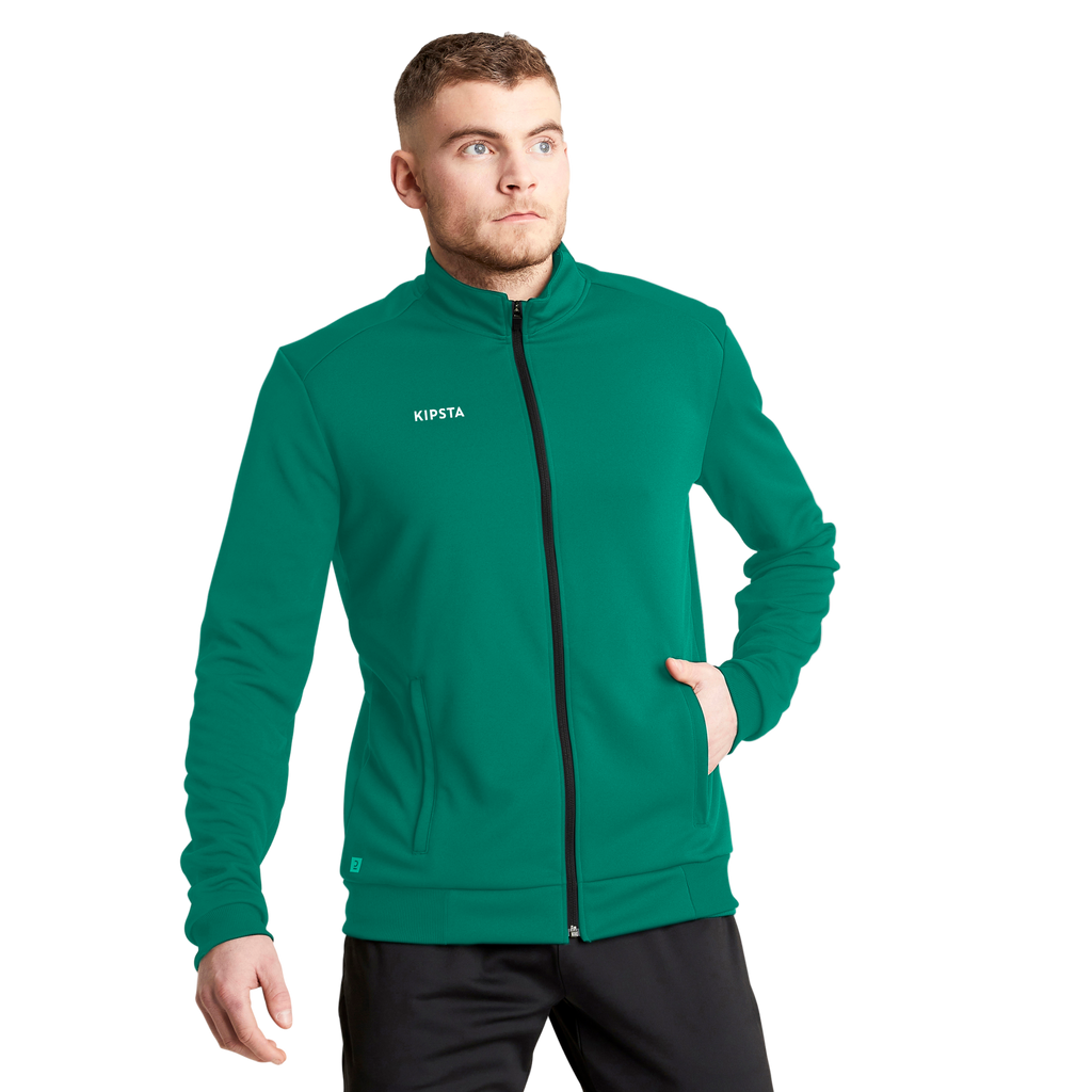 Veste full-zip Essentiel (Verte)