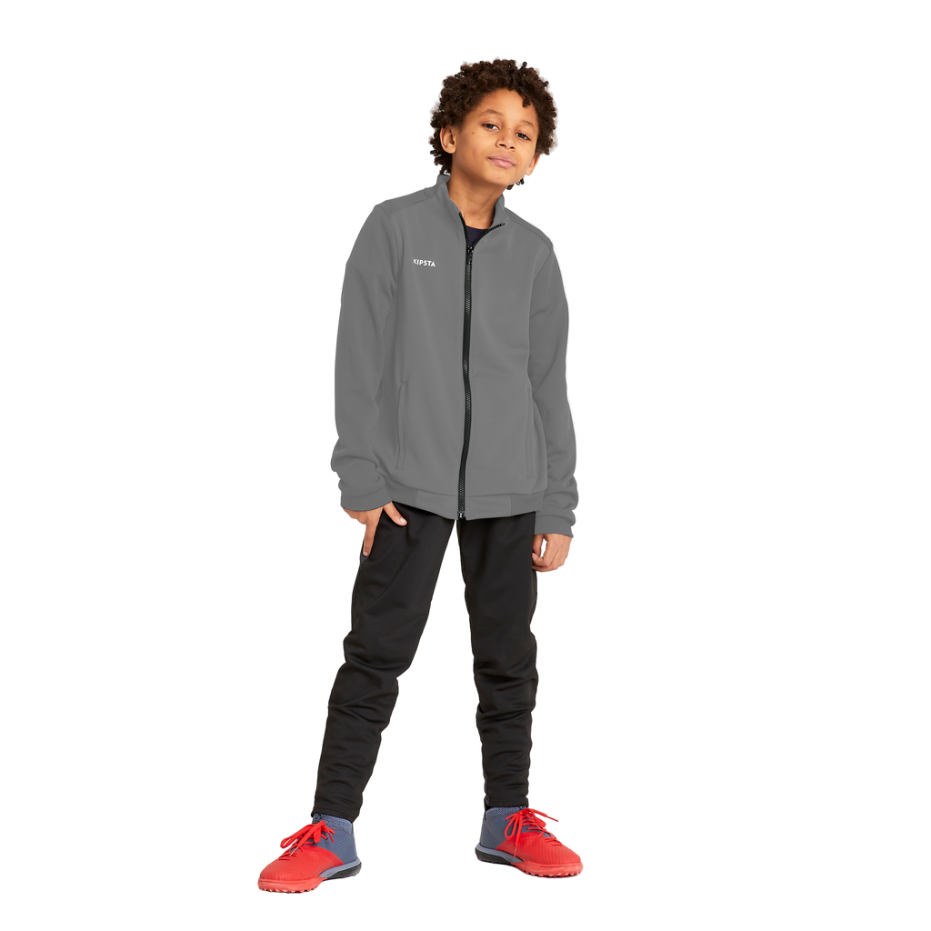 Veste full-zip Essentiel (Grise)