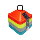 KVVK Bassevelde Set van 40 trainingshoedjes Essential 4 kleuren (geel, oranje, grijs, blauw)