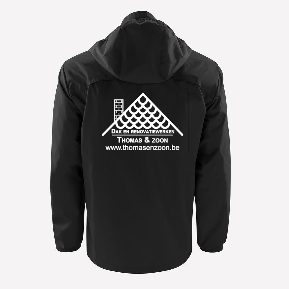 Sint Joris Sleidinge regenjas zwart kinderen