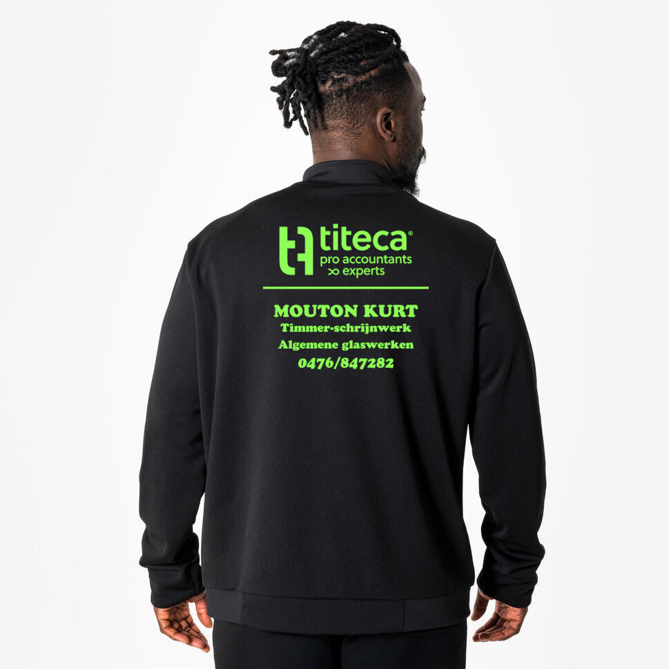 Sparta Ursel trainingsjas zwart volwassenen