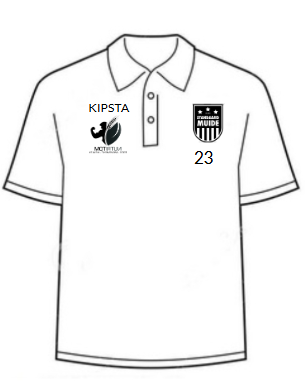 Polo KVC WINGENE avec initiales pour adultes