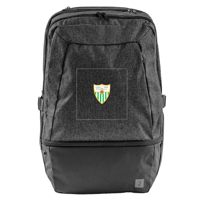 Gold Star Voormezele Rugzak voor voetbal Essential 33 liter donkergrijs