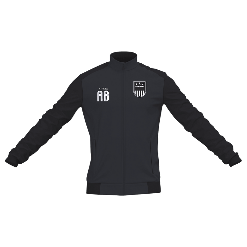 Gilet de sauvetage KVC Wingene noir avec initiales pour adultes