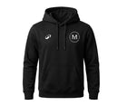 Warm molton capuchonvest voor heren zwart Merchtem United