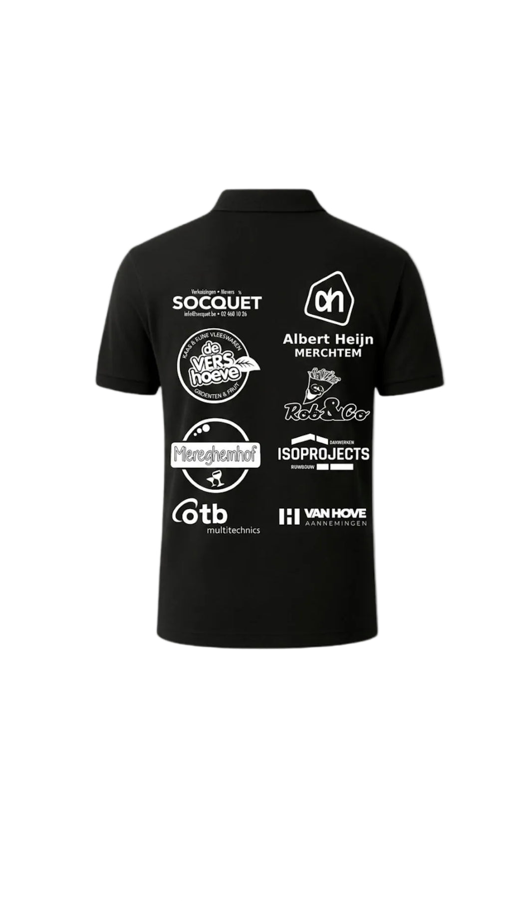 Zwart polo Merchtem United