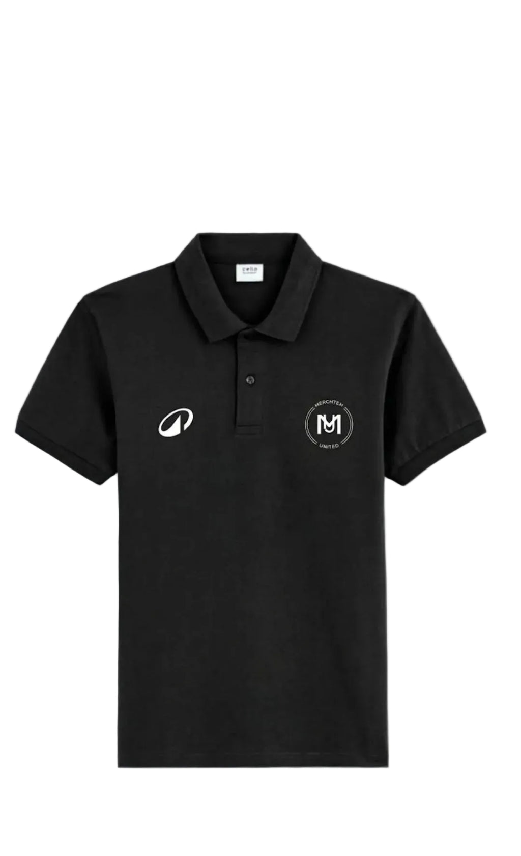 Zwart polo Merchtem United