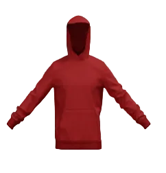 Hoodie rood ( outlet )