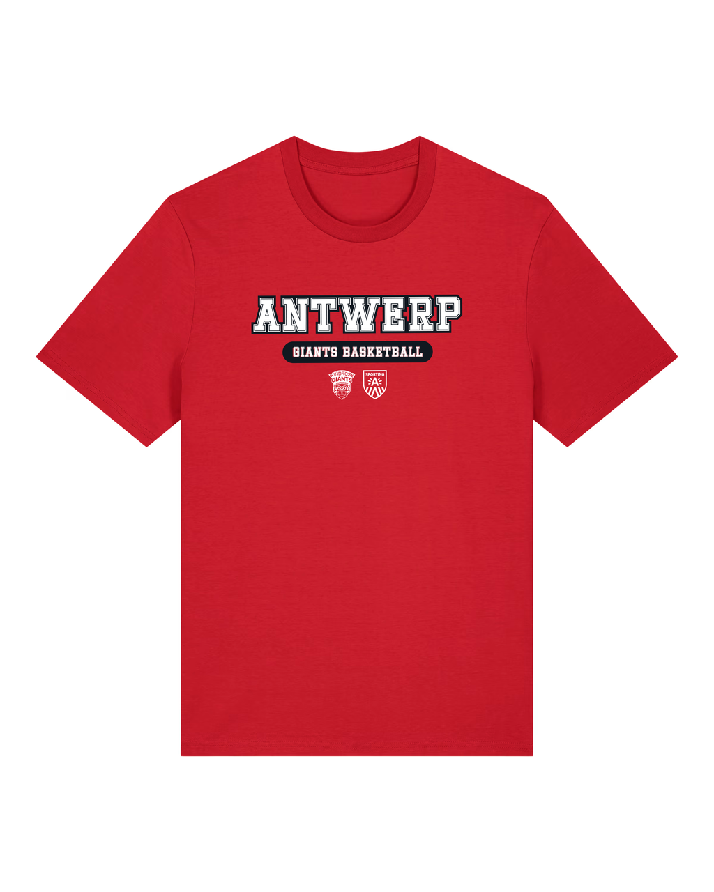 T-shirt merch rood GIANTS