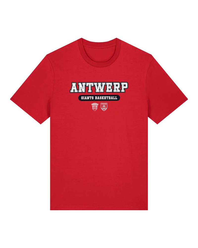 T-shirt merch rood GIANTS