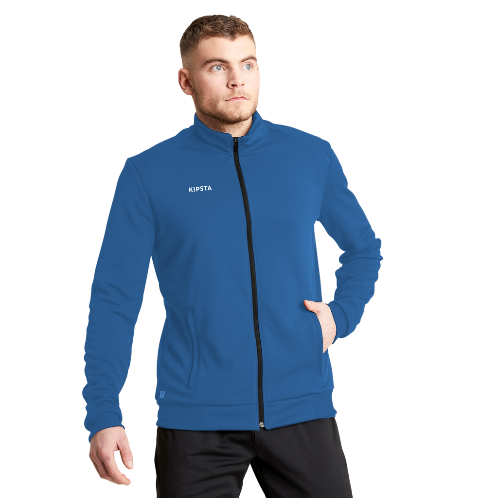 Veste full-zip Essentiel (Bleue)