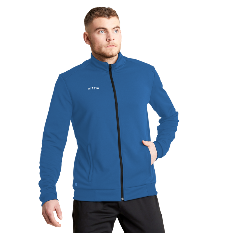 Veste full-zip Essentiel (Bleue)