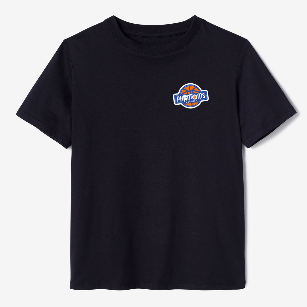 Phantoms Boom t-shirt marineblauw met logo volwassenen