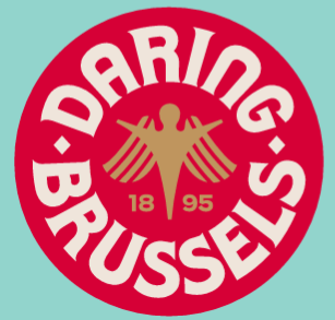Logo Daring Fond  Rouge  8 x 8cm + Blocker 8