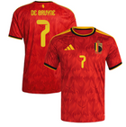 Kevin De Bruyne thuisshirt België adults