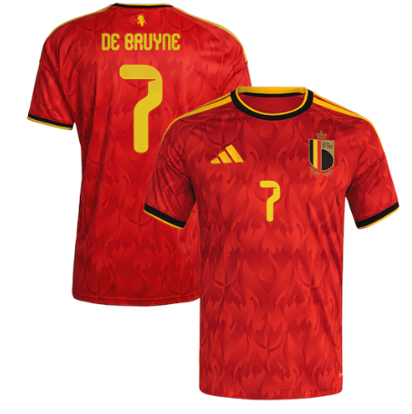 Kevin De Bruyne thuisshirt België adults