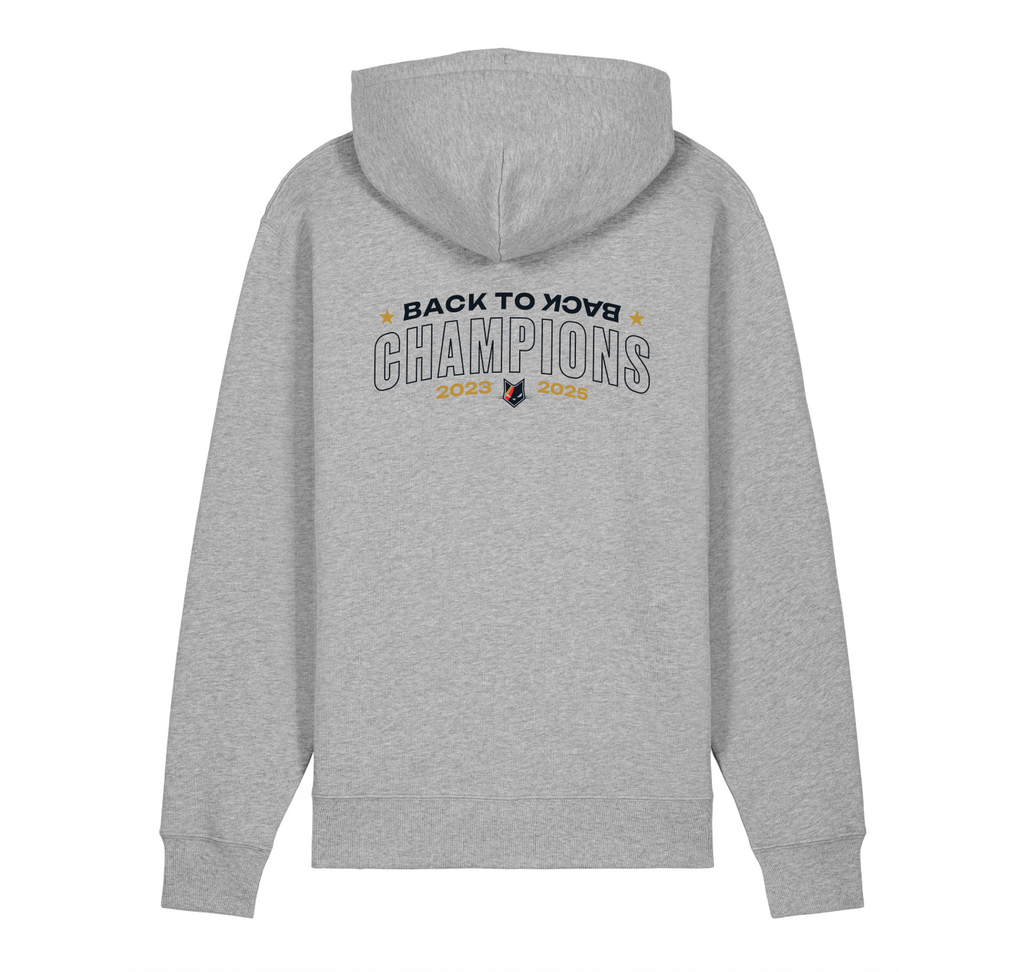 Hoodie grijs kroon 23 25