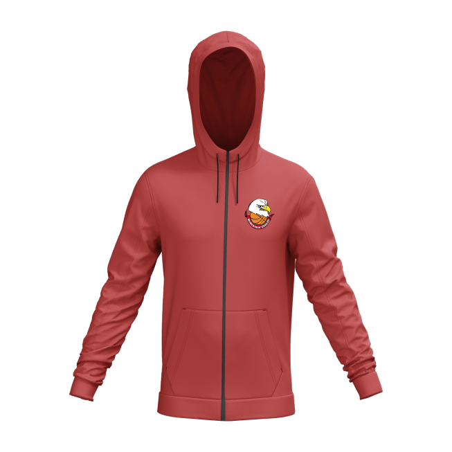 Hoodie met rits Merchtem Eagles