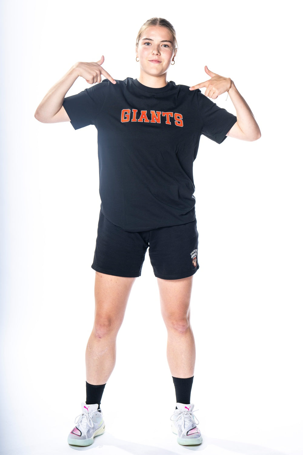 T-shirt merch zwart GIANTS