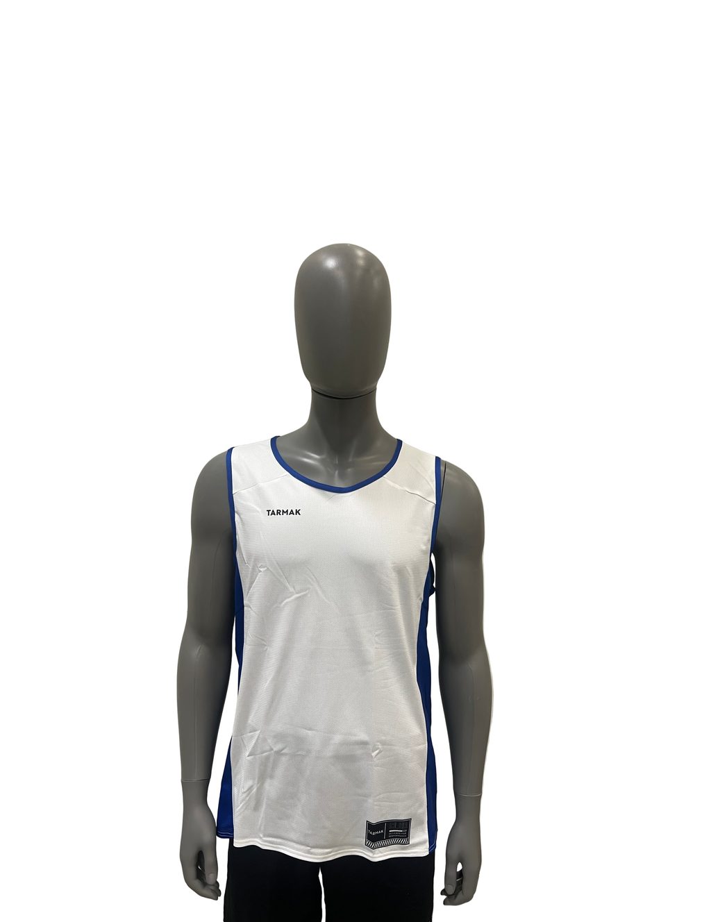 White and Blue Basketball Jersey (outlet)