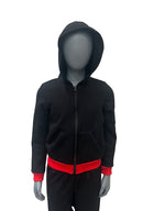 Black and Red Full Zip
