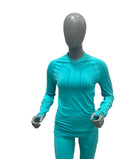 Long Sleeves Blue Underwear