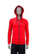 Full Zip Red Sweatshirt (outlet)