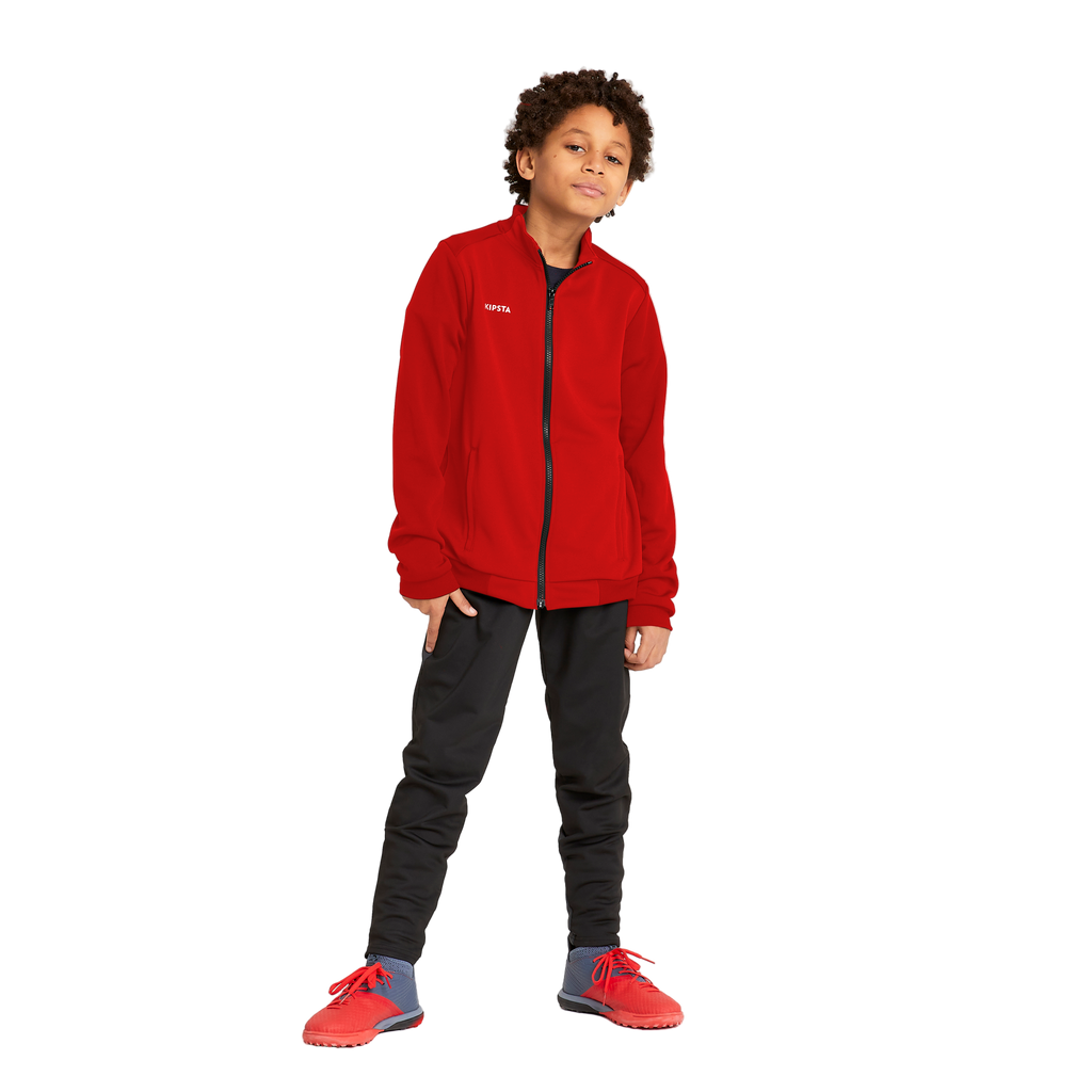 Veste full-zip Essentiel (Rouge)