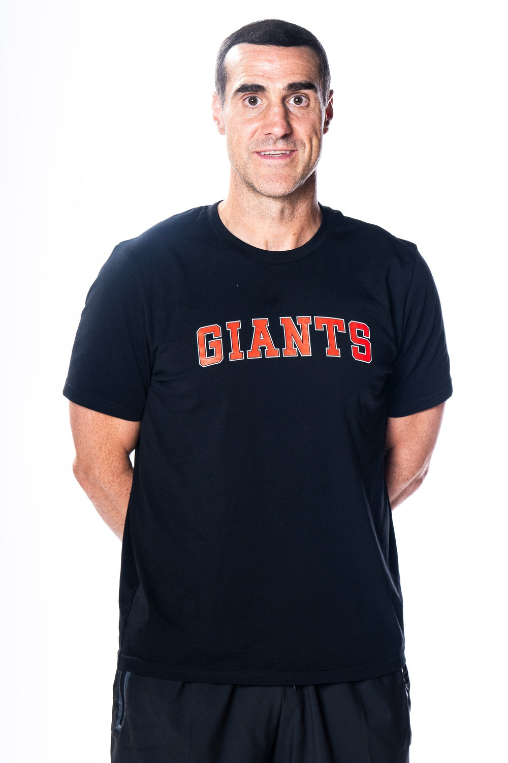 T-shirt merch zwart GIANTS