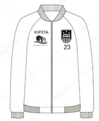 Gilet de sauvetage KVC Wingene noir avec initiales pour adultes