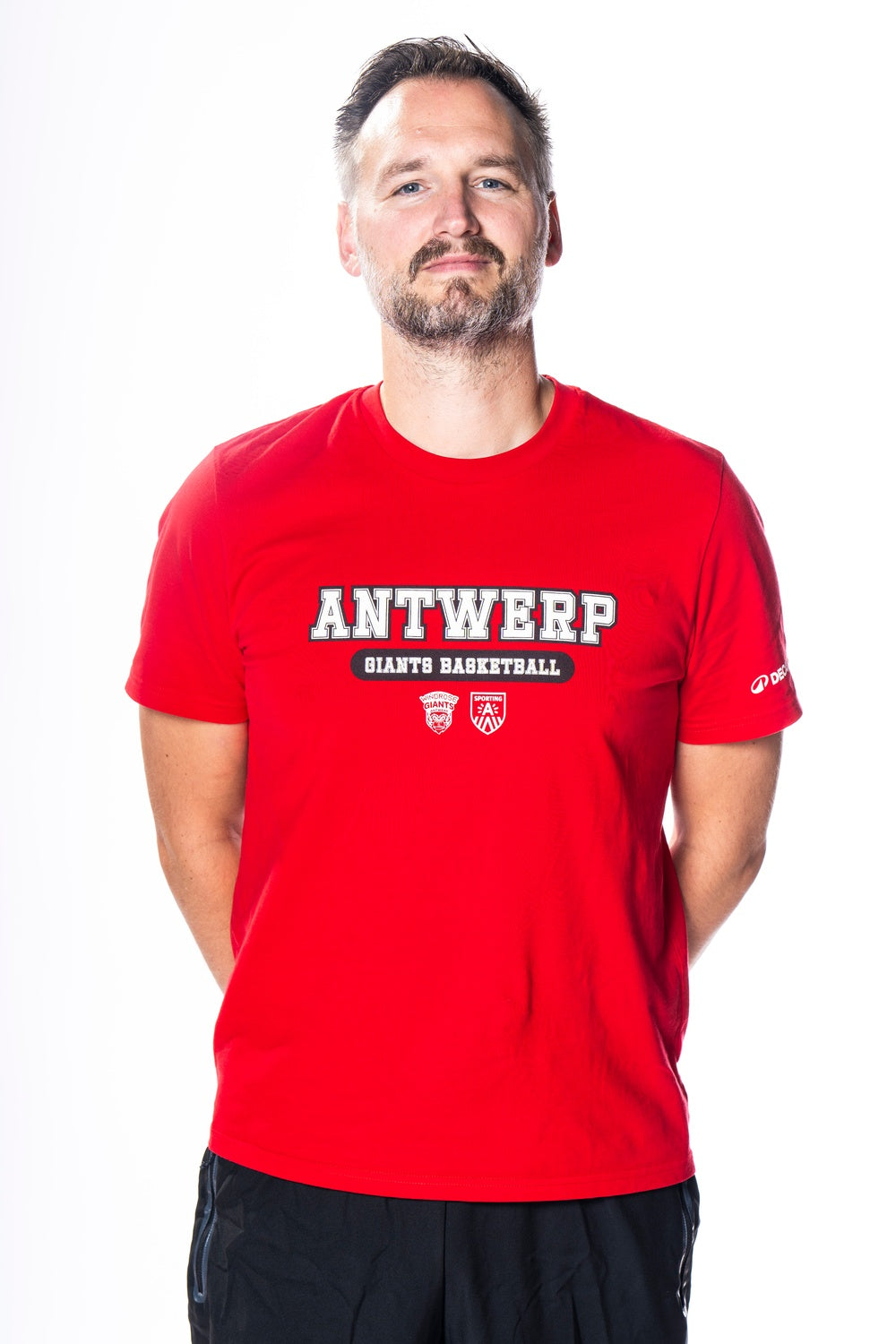 T-shirt merch rood GIANTS