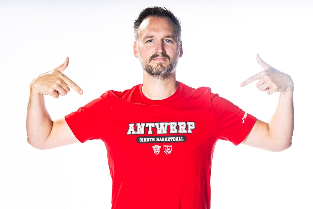 T-shirt merch rood GIANTS