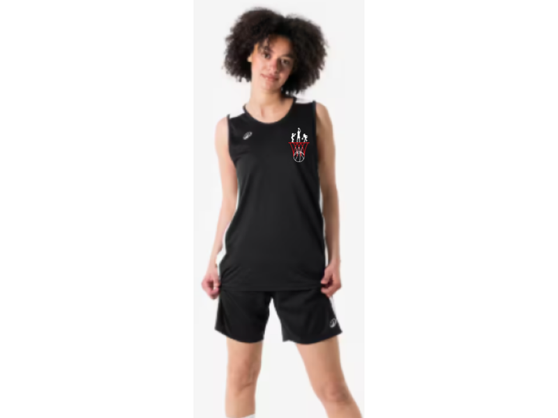 Trainingsshirt uniseks BMT zwart dameslogo