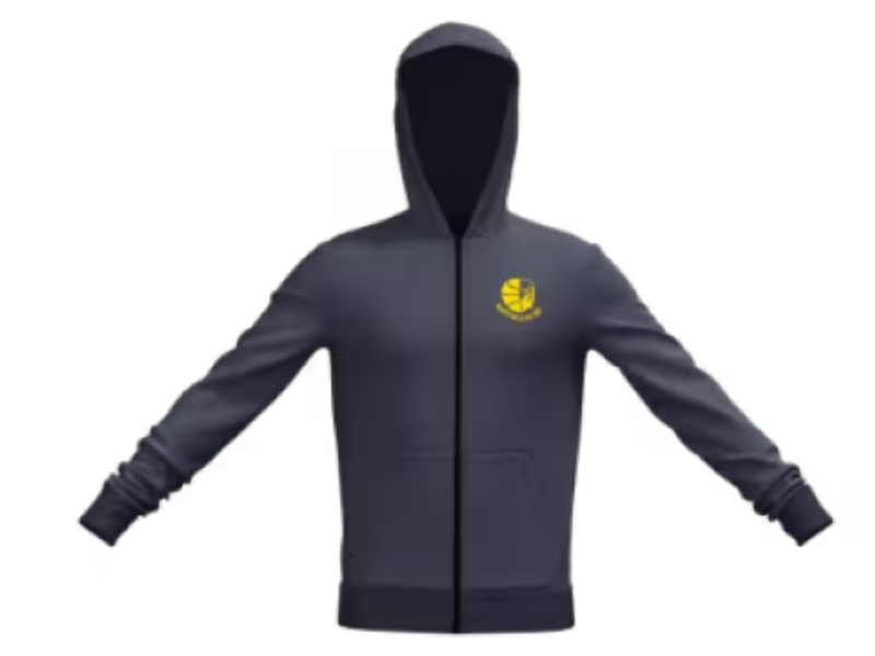 BBC Aartselaar vest met rits marineblauw