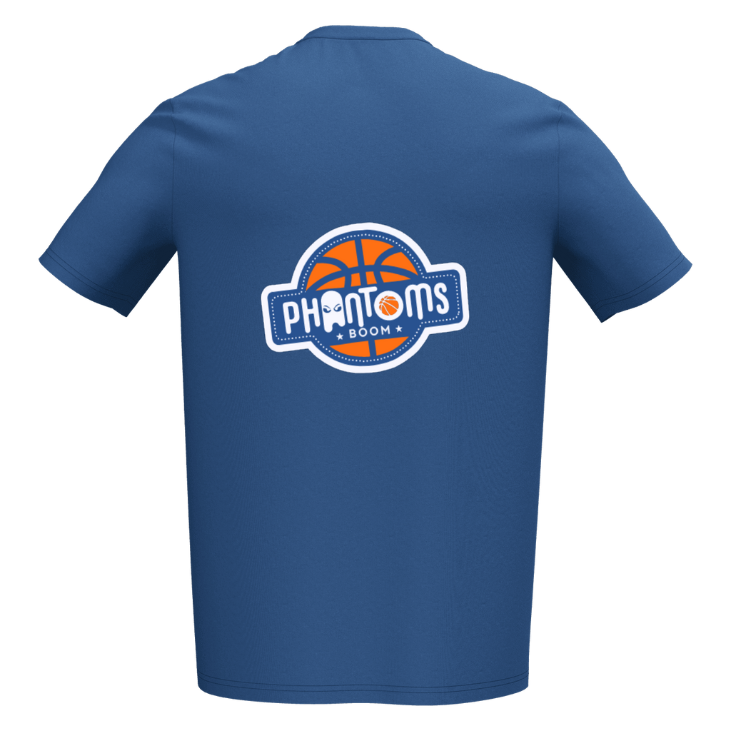 Phantoms Boom shoortingshirt blauw met logo op de rug volwassenen