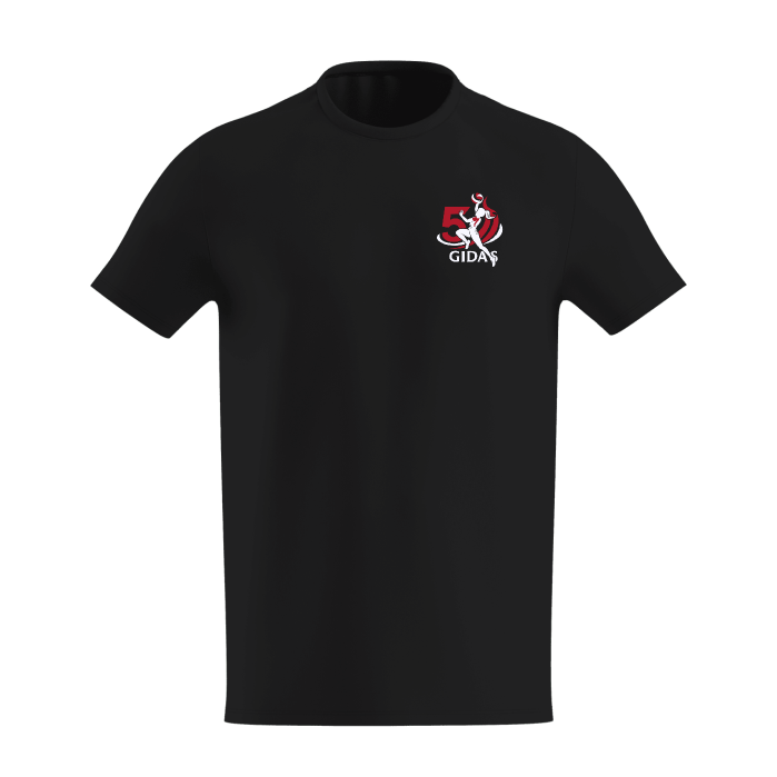 Gidas Gits t-shirts zwart volwassenen