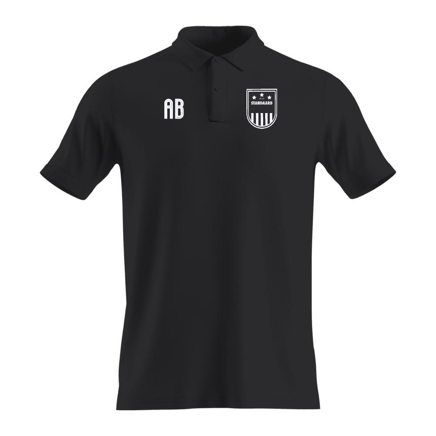 Standaard Muide golf polo zwart staff senioren