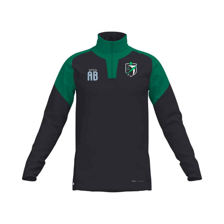 Sparta Ursel trainingssweater groen volwassenen met initialen