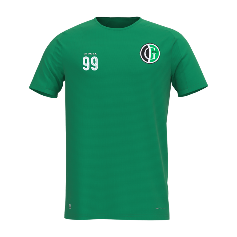 FCW Gijzegem t-shirt viralto groen met nummer