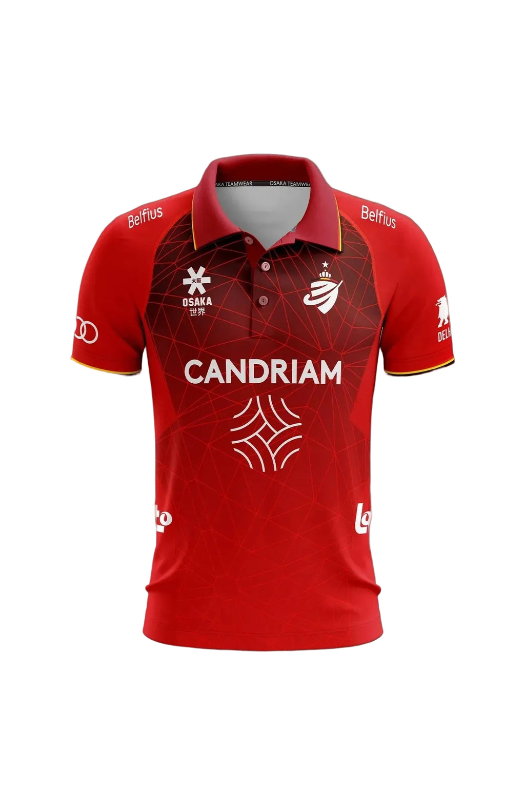 Osaka Official Belgium Men Polo Jersey 2026 Edition | Red