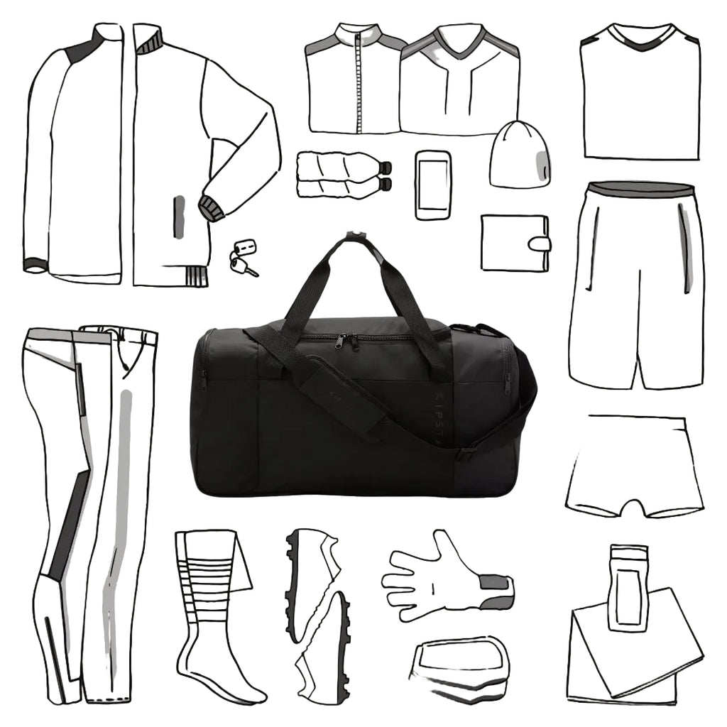 Sporttas Essential zwart 55 L