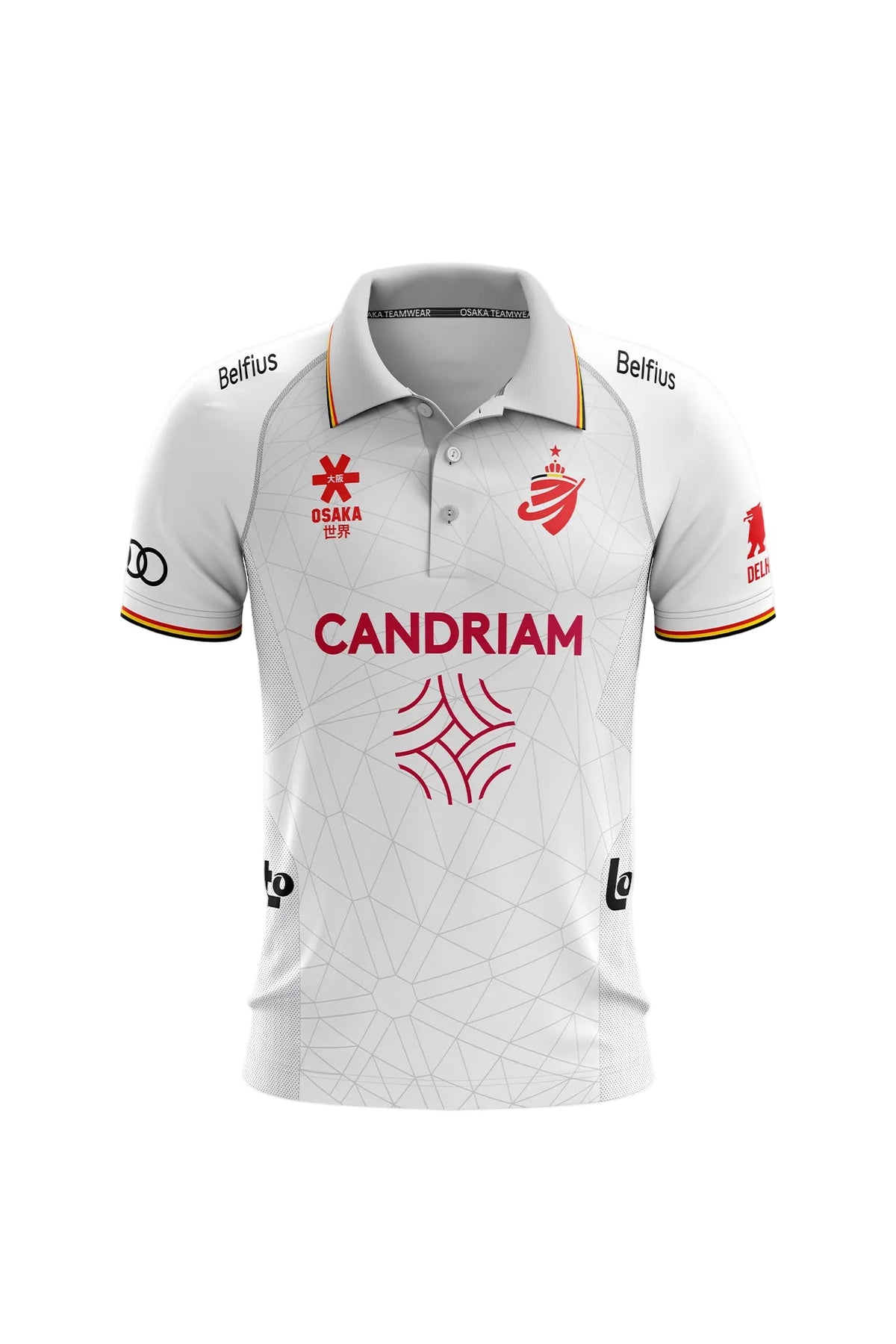 Osaka Official Belgium Men Polo Jersey 2026 Edition | White