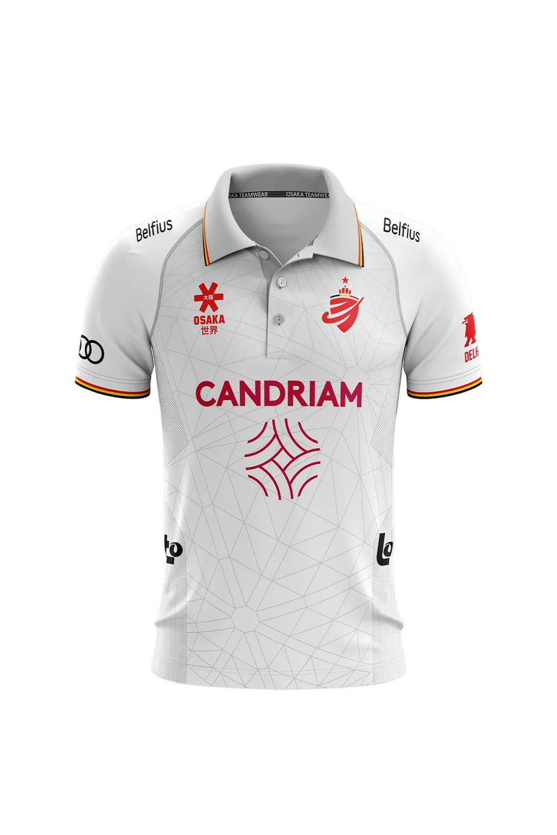 Osaka Official Belgium Men Polo Jersey 2026 Edition | White